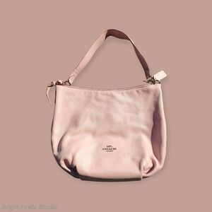 Coach Pink Leather Shoulder Bag